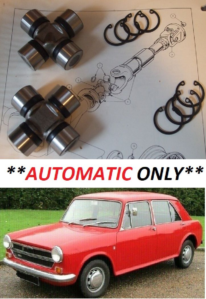 UNIVERSAL JOINTS x2 (Austin Morris 1100 1300) (** Automatic Only **) (1963- 74)